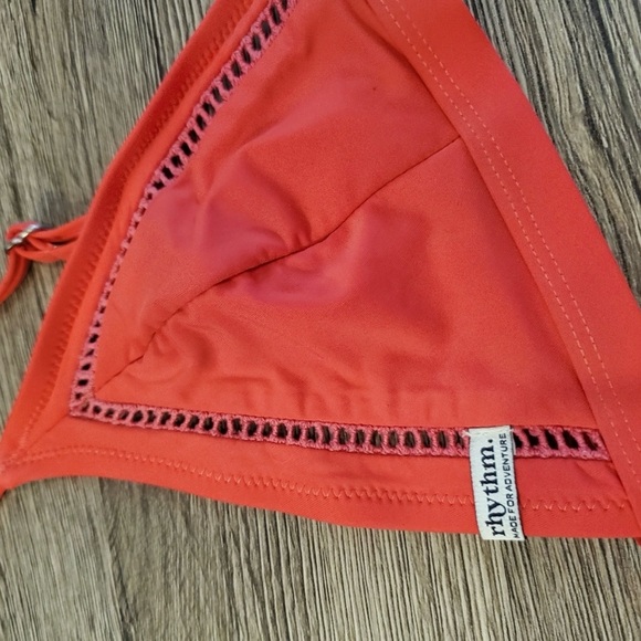 Rhythm my Bralette Bikini Top in Hibiscus & Rhythm dust bag - Picture 4 of 8